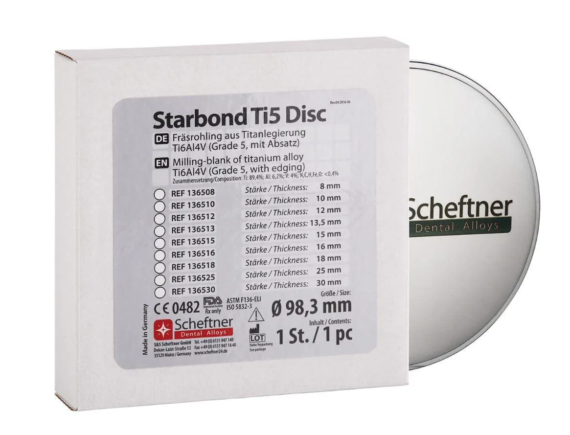 Titanium Disc Grade 5 (40mm)